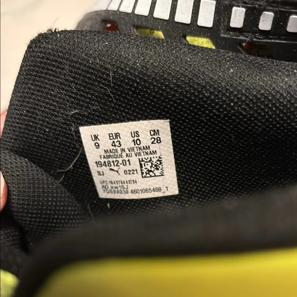 Puma Red and Yellow Athletic High-Tops with Dial Fit - Picture 2 of 4